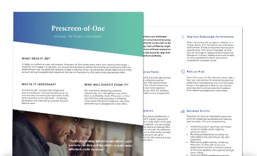 Prescreen Brochure