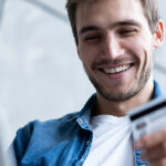 Happy Man with Credit Card