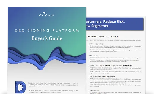 Zoot's Decisioning Platform Buyers Guide