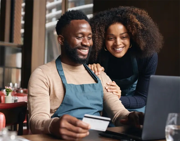 Couple Working on Small Business Together